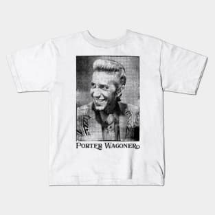 Porter Wagoner /// Old School Fan Design Kids T-Shirt